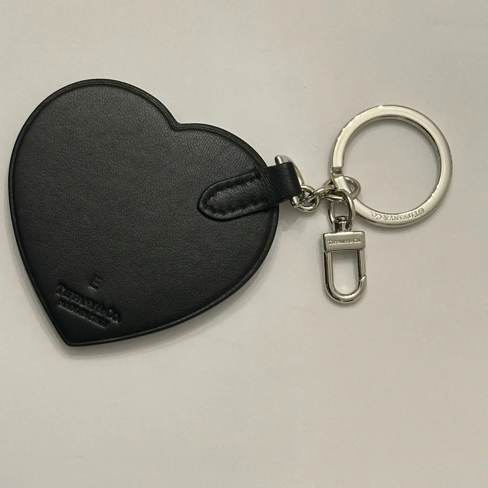 Return to Tiffany & Co. Padded Bag Charm in black leather. - Picture 9 of 9